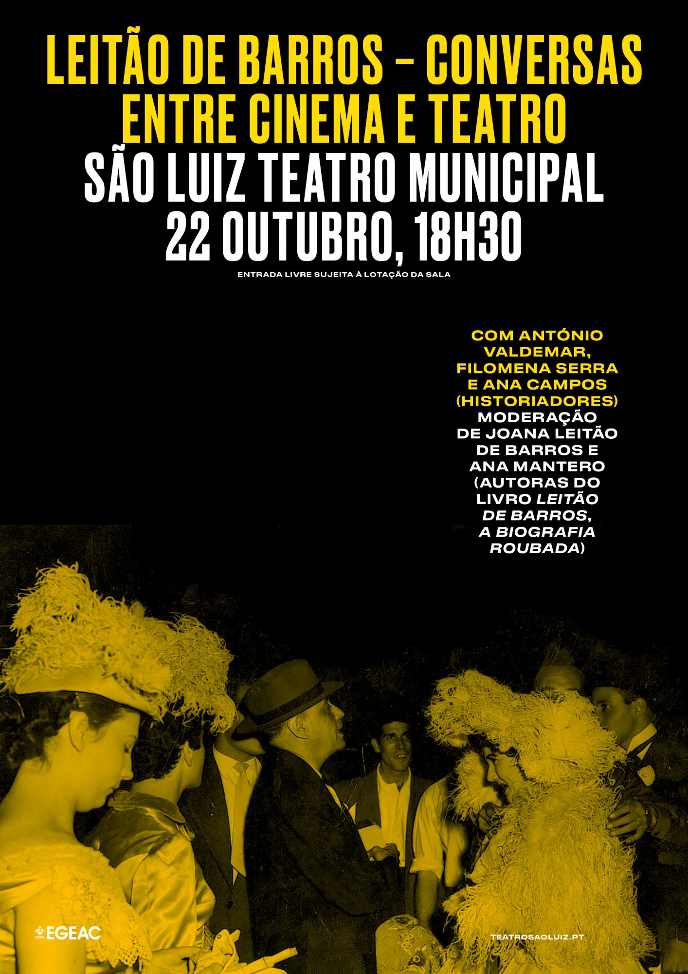 Leitão de Barros - Conversas entre Cinema e Teatro, outubro 2019
